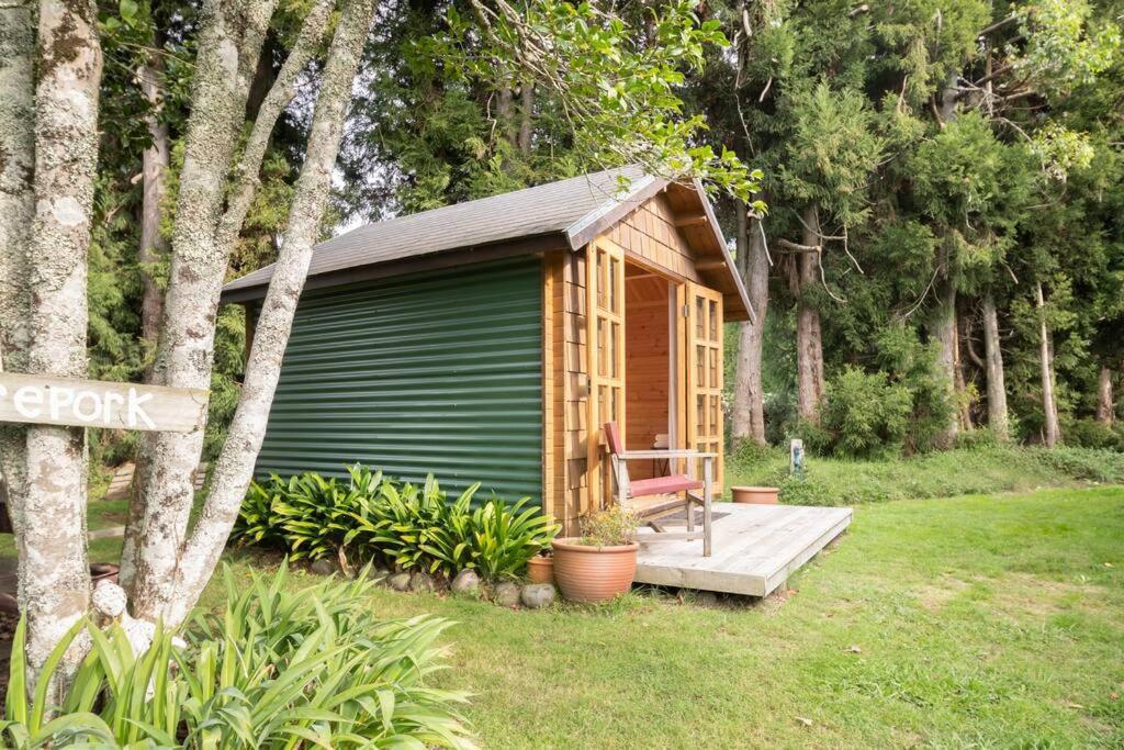Tui Ridge Eco Cabins Aongatete Kültér fotó